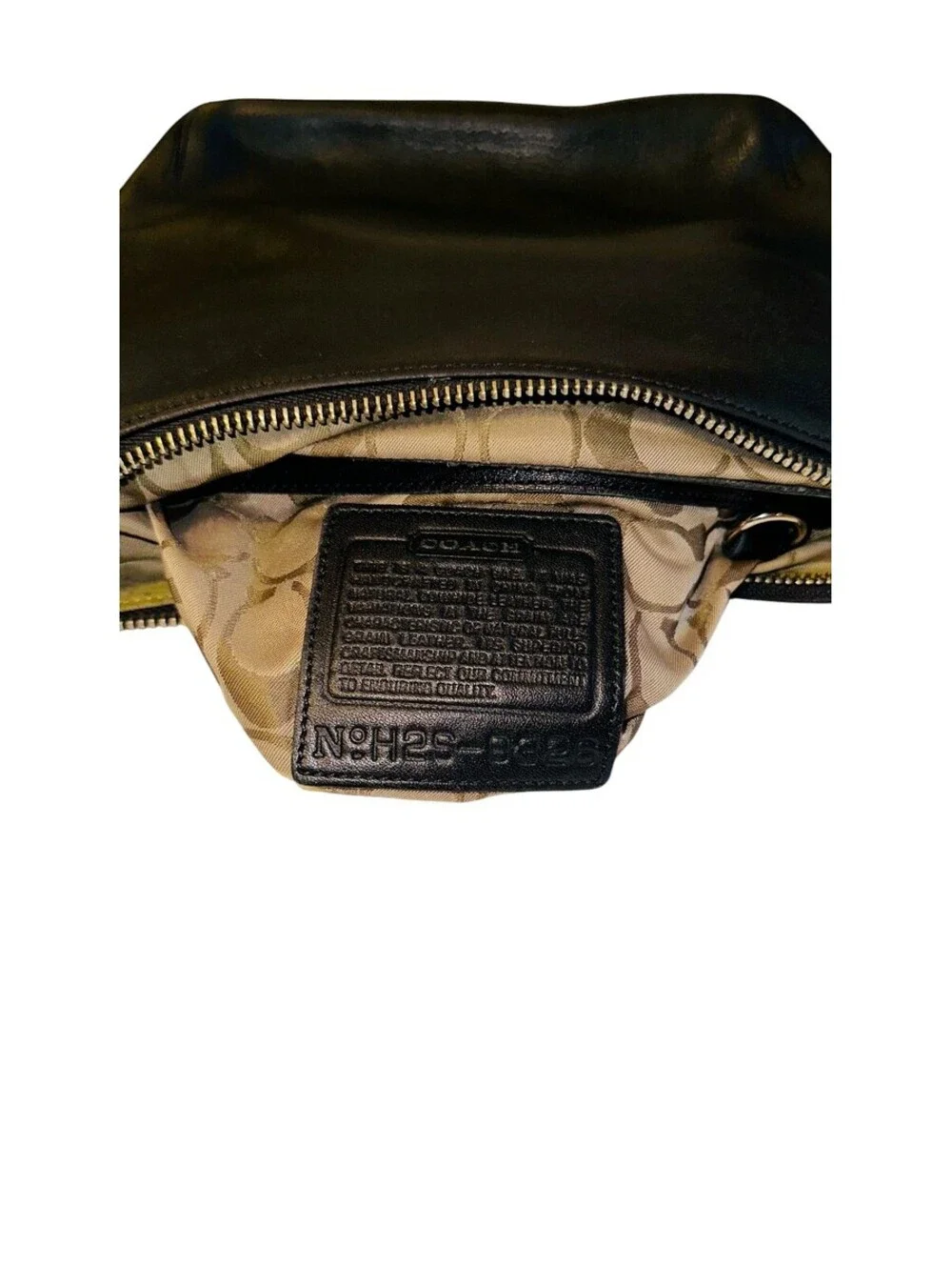 Coach Black Leather Legacy Slim Duffle
